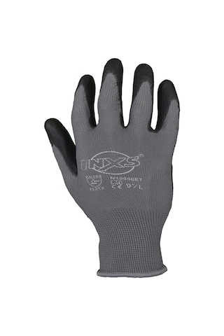 Tangshopping Anti-statik Dokunmatik Ekran Eldivenleri Anti-statik Elektronik Iş Eldivenleri Pu Kaplamalı Parmaklar Pc Kaymaz Siyahm