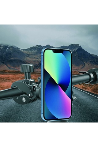 Go Des Gd-hd903 Magnetik Magsafe Sarsıntı Önleyici Motosiklet Ve Bisiklet Telefon Tutucu Siyah