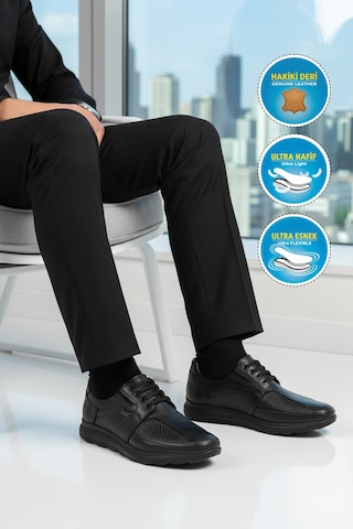 Ayakmod Premium 506 M Siyah Erkek Klasik Ayakkabı