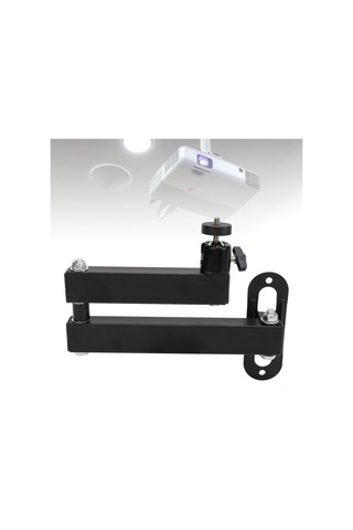 Xindoker Projeksiyon Cihazı Duvar Tutucu, Çift Kollü, 360 Açı Ayarlı, 20-35cm Genişletilebilir, Katlanabilir Metal Yapı, Güvenli Ve Dayanıklı