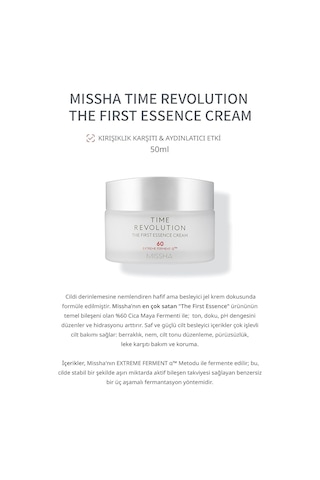 Mıssha Ton Eşitleyici & Yaşlanma Karşıtı Bakım Kremi Time Revolution The First Cream Sku: Smg8690010516091
