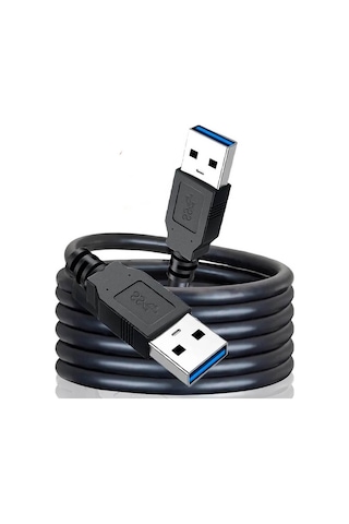 1 Metre - Usb 3.0 Erkek-erkek Kablo - Yüksek Hızlı 5gbps Veri Aktarımı