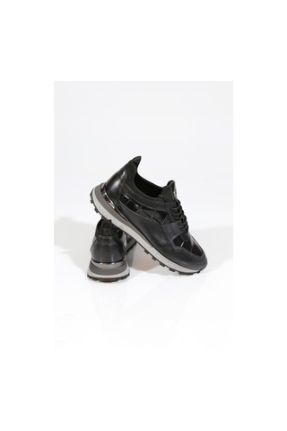 Dgn 6106 Erkek Bağcikli Sneakers Ayakkabi Siyah