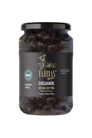 Tardaş Egenin 420gr Organik Siyah Zeytin