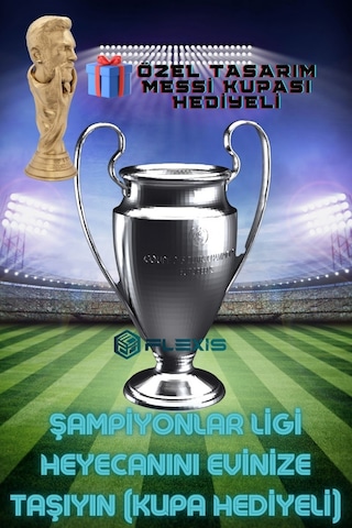 20 Cm Şampiyonlar Ligi Kupası Messi Kupa Hediyeli