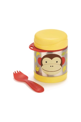 Skip Hop Paslanmaz Çelik Termos 325 ML Maymun Sarı