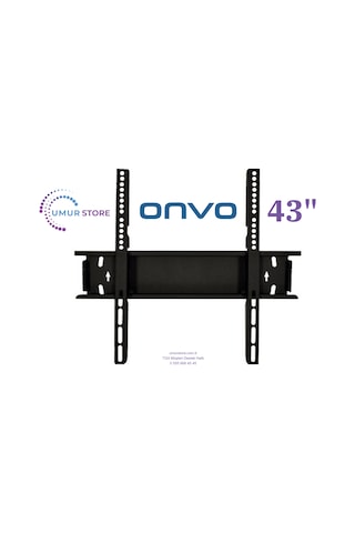 Onvo 43vl80f3fa 43'' 109 Ekran Uydu Alıcılı Full Hd 42 , 43 , 49 , 50 Uyumlu Lcd Led Tv Sabit Duvar Askı Aparatı