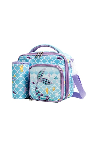 Çocuklar İçin Öğle Yemeği Çantası, Çocuklar İçin Yalıtımlı Bez Çanta Öğle Yemeği Kabı, Okul Sırt Çantası Atıştırmalık Taşıyıcısı, Kare Öğle Yemeği Kutusu Çok Renkli