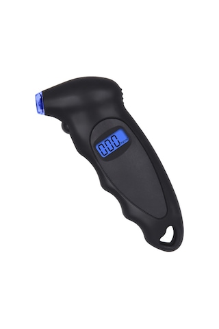 Yunboo Dijital Lastik Basınç Ölçer Yüksek Hassasiyetli Lcd Ekranlı Çok Birimli Kg, Psi, Bar Abs Malzeme Kompakt Tasarım Siyah