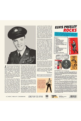 Elvis Presley - Rocks + 2 Bonus Tracks - Plak