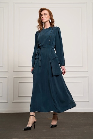 Misswhence Düğmeli Elbise Elbise 37805 Zumrut Zumrut Zümrüt Yeşili