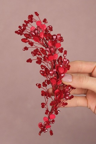 FdayAksesuar Gelinlere Özel Lega Inci Boncuklu Yan Saç Tokası Gelin Aksesuarı FRDY31691