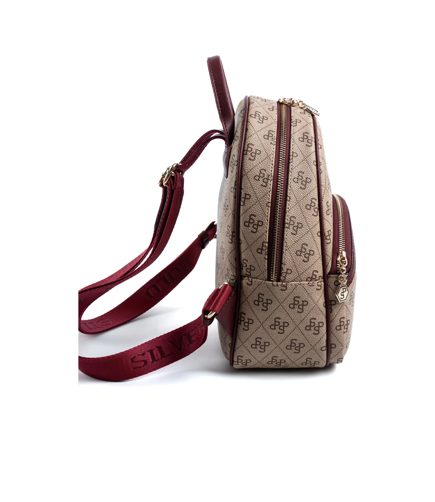 Silver Polo Unisex Sırt Çanta 945 Bej - Kırmızı