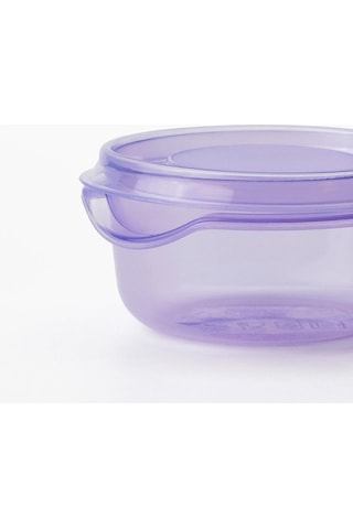Ikea Pruta 3'lü Gıda Saklama Kabı Seti 70 Ml 4 X 7 Cm Şeffaf Leylak Diğer
