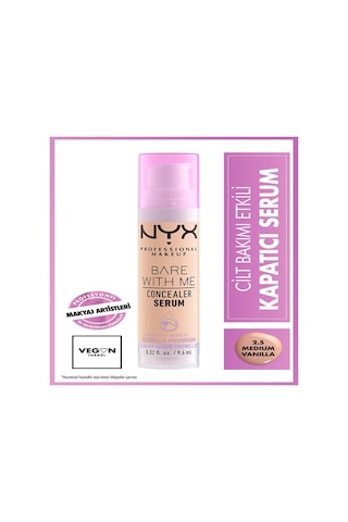 Nyx Professional Makeup Bare With Me Kapatıcı Serum 2.5 Medium