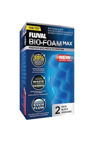 Fluval 107 için Filtre Malzemesi Bio Foam Max
