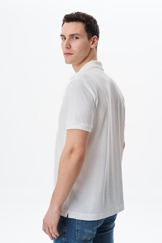 AR-MA Arma Erkek Basic Regular Fit Jakarlı Süprem Polo Yaka Tişört Y29374356402 Beyaz