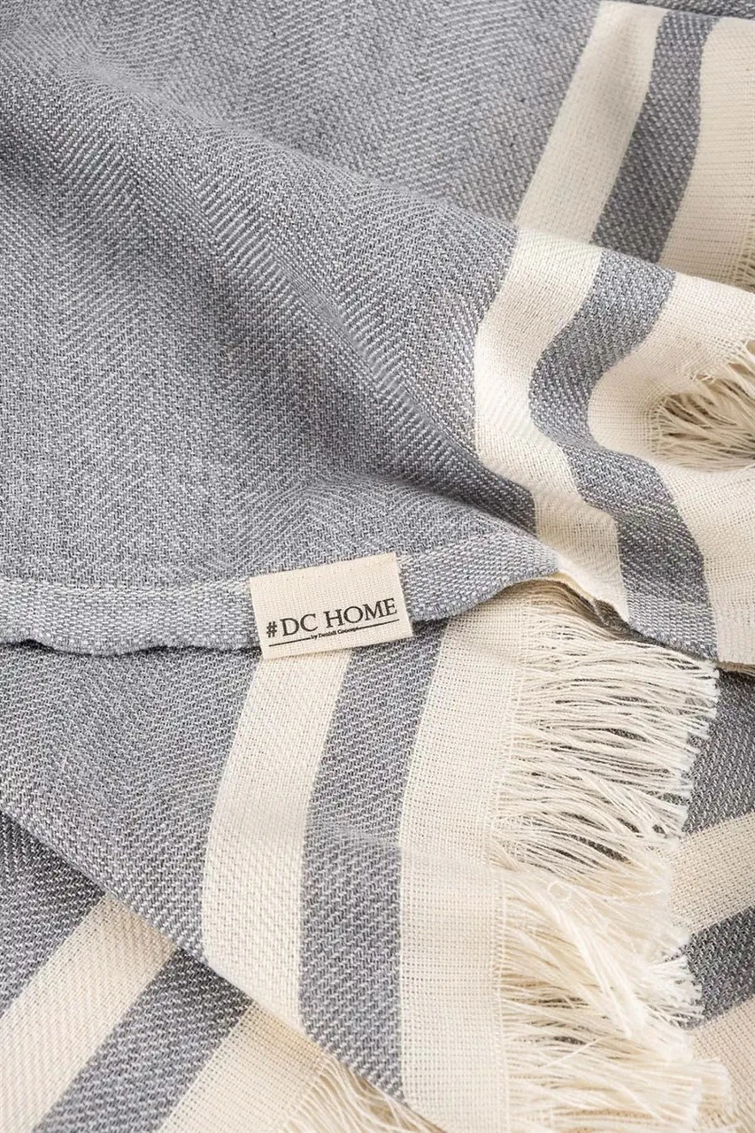 Alinda Pamuklu Kaymaz Terletmez Koltuk Örtüsü 170x230 - Gri Gri