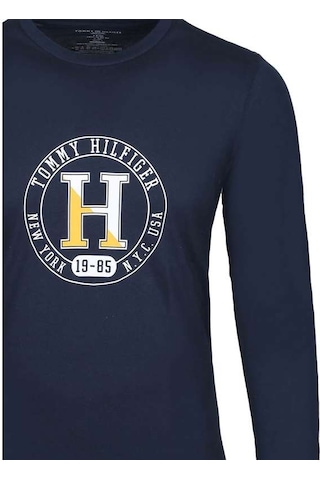 Tommy Hilfiger Tommy Hılfıger Erkek Sweatshırt 09t4214 410 Lacivert