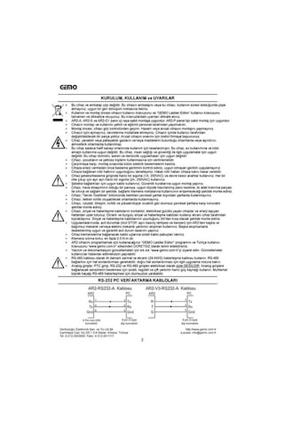 Gemo Ar2-A-8D Akıllı Röle /Plc(Ar2-A-230Vac-8D ,Ar2-A-24Vdc-8D)