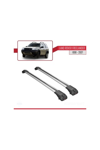 Land Rover Freelander 1998-2007 Arası İle Uyumlu Ace-1 Ara Atkı Tavan Barı Gri