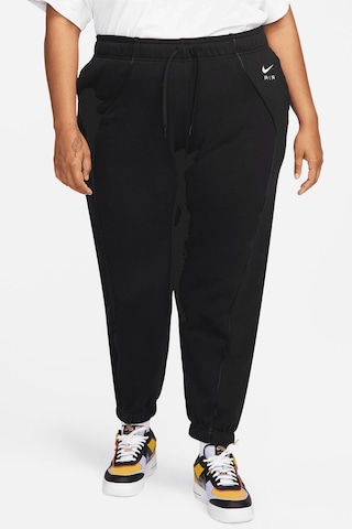 Nike Air Plus Mid Rise Piping Detail Joggers Alligator Fleece Kadın Eşofman Altı - Siyah