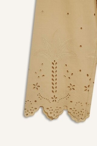 DeFacto Regular Fit Brode Plaj Pantolonu-Fall in Love E0602AX25SMBG387 Bej