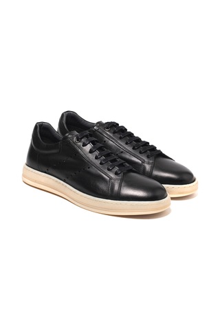 Black Bambi Sneaker Günlük Erkek Ka-26y-c27603 John May Formal Siyah