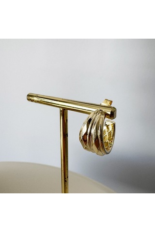 Masaliko Ci Gümüş Küpe Ms3173, 925 Ayar Gümüş Altın