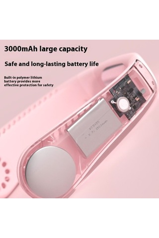 Chaos Bask Yeni Yarı Iletken Soğutma Kanatsız Boyun Fanı Soğutma Buz Açık Taşınabilir Asılı Boyun Klima 7415 Boyun Yok 2 Kollu 500 Adetten Az