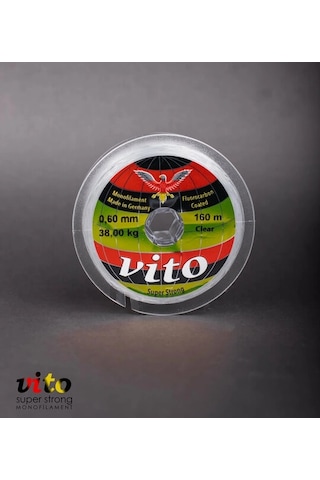 Vito Süper Strong Monoflament Şeffaf Misina 160 Metre 0,60mm - Standart