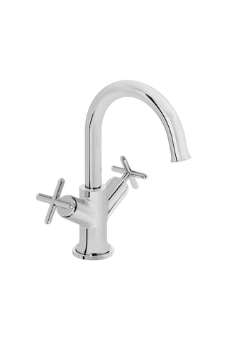 VitrA Origin Classic A42884 Çift Kumandalı Lavabo Bataryası Krom
