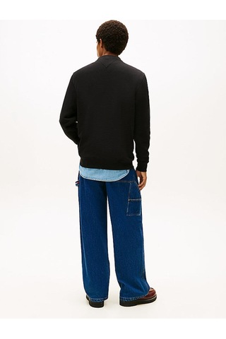 Tommy Hilfiger Tjm Regular Linear Sweatshirt-12832 Siyah