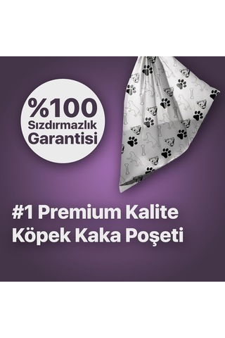 Mösta Ubpet Kokulu Köpek Kaka Poşeti 120'li Paket 8 Rulo , Dayanıklı, Sızdırmaz 33 22 Cm