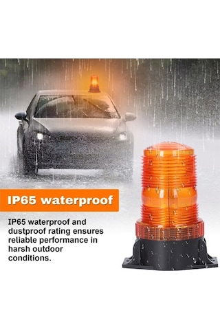 Artfulabode Uyarı Traktör Su Strobe Led Işık İnşaat İçin Su Geçirmez Forklift Flaşör Emniyet Aracı 12-30v Jf