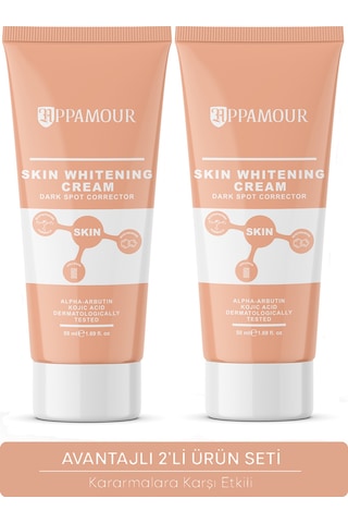 Appamour Dark Spot Niacinamide & Kojik Asit İçerikli Cilt Beyazlatıcı Krem 2 x 50 ML