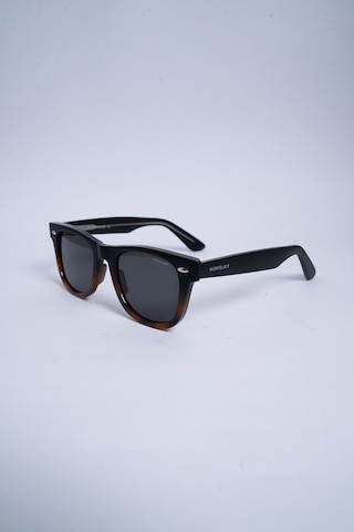 Montblack Mb6802 C5-mat Kahve Wayfarer Erkek Güneş Gözlüğü Çok Renkli