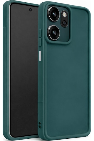 Infinix Smart 9 Ve Hot50i Ve X6531 Ve Smart9hd Uyumlu Kamera Çıkıntılı Mat Silikon Telefon Kılıfı Yeşil