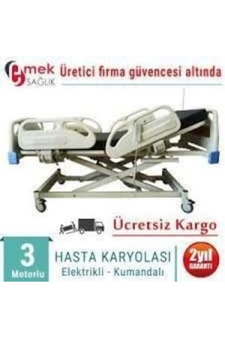 Medikaltec % 100 Yerli Üretim Abs Başlıklı Lüx Hasta Yatağı