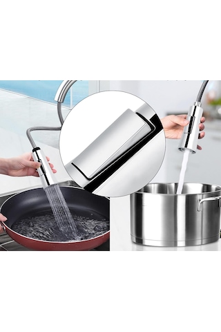 Yapıtaşı Yt252 Kartepe Spiralli Mutfak Evye Bataryası El Duşu 2f