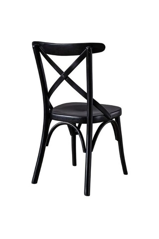Gazzini Thonet Ahşap Sandalye Siyah