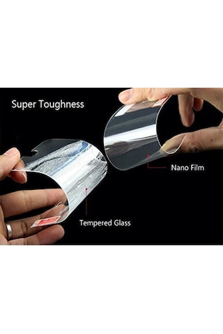 iPhone Uyumlu 15 Ekran Koruyucu 9h Ultra Ince Nano Esnek Micro Temperli Kırılmaz Cam