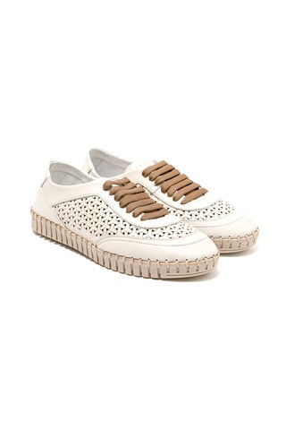 Sneaker Günlük Kadın 52p1 Frau Soft Panna Off White Panna Çok Renkli