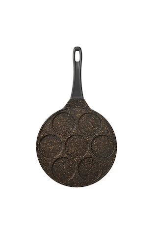 Reyo Emoji Döküm Pankek Tavası - 26 Cm Siyah