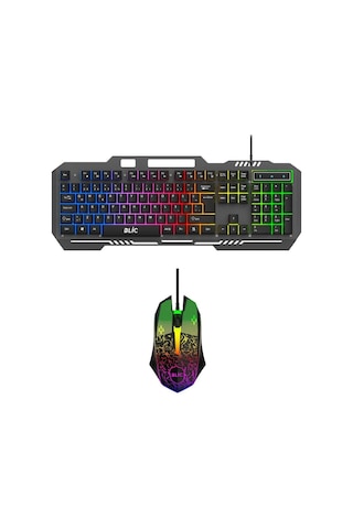 Miaxtreme Rainbow Bkb9 Rgb Gaming Kalavye Kablolu Mekanik 105 Tuşlu Led Işıklı Oyuncu Klavye Mouse