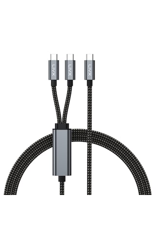 Livx 100w Çift Uçlu Type-c Pd Şarj Ve Veri Kablosu E-mark Chip,