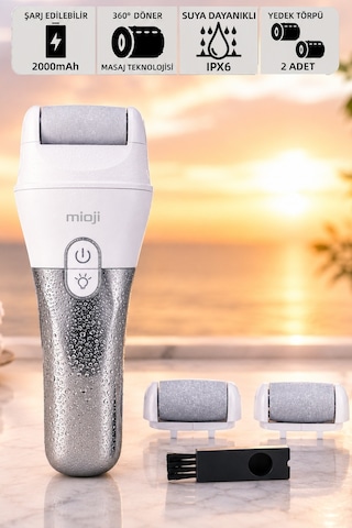 Mioji Gn5 Pro Şarjlı Ayak Topuk Törpüsü Peeling Ayak Pedikür Makinesi