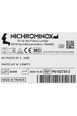 Nichrominox Photo Kit 2 Dental Fotoğraf Aynası İçin Sterilizasyon Kaseti Aynasız Paket