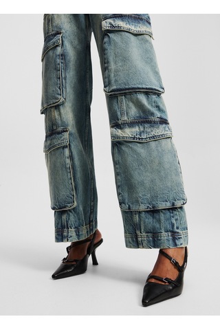 Karl Lagerfeld Jeans Mavi Kadın %100 Pamuk Denim Pantolon A3w10073
