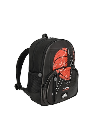 Me Team Dört Bölmeli Erkek Çocuk Okul Sırt Çantası - Basketbol Baskılı - Me25177 Çok Renkli